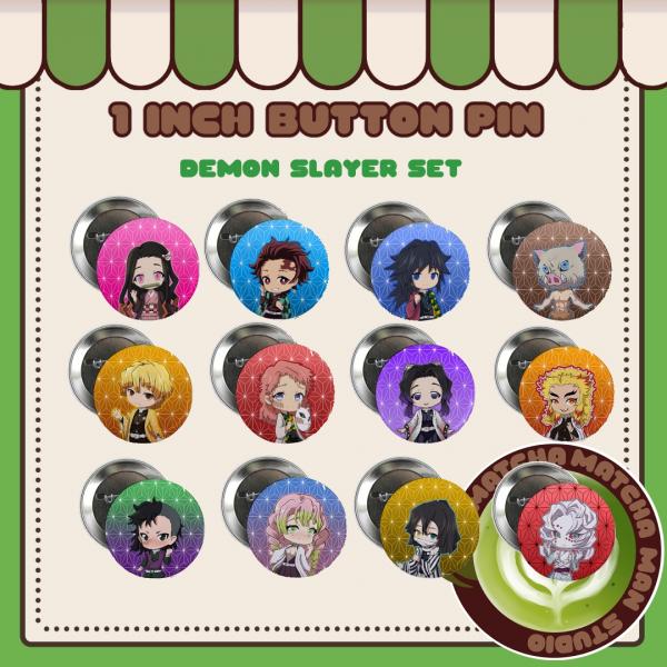 Demon Slayer Buttons picture