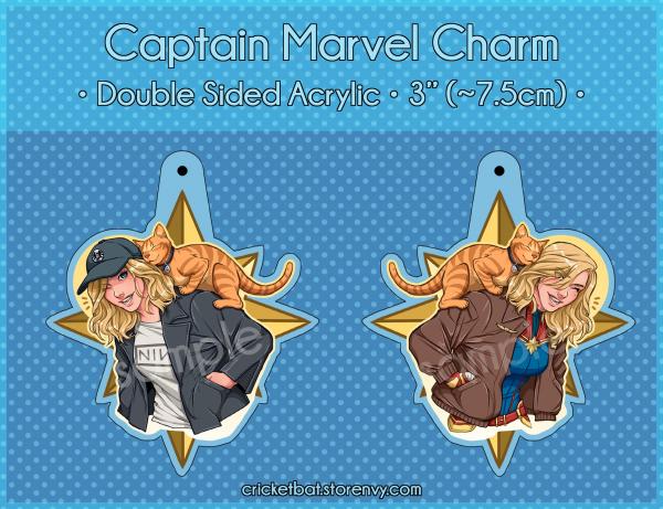 Captain Marvel Charm