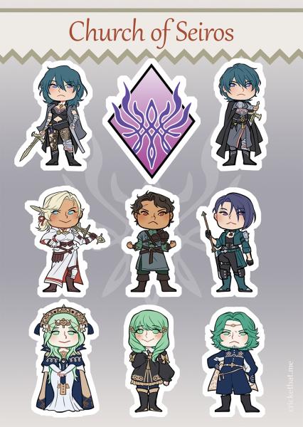 Fire Emblem: Three Houses Sticker Sheet picture