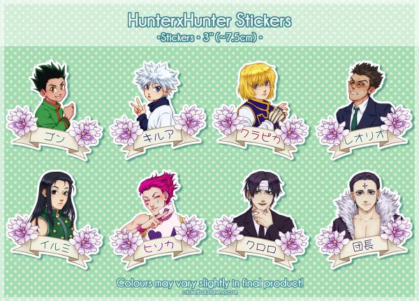 HunterxHunter Stickers picture