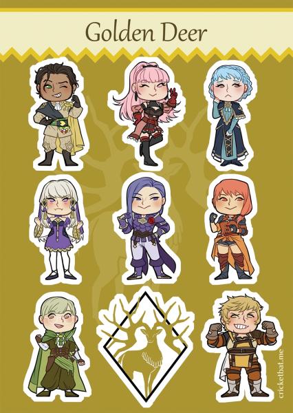 Fire Emblem: Three Houses Sticker Sheet picture