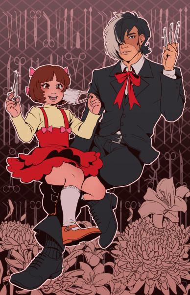 Black Jack & Pinoko Mini Print