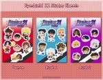 Eyeshield 21 Sticker Sheets