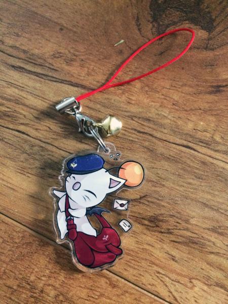 Delivery Moogle - Final Fantasy Phone Charm picture