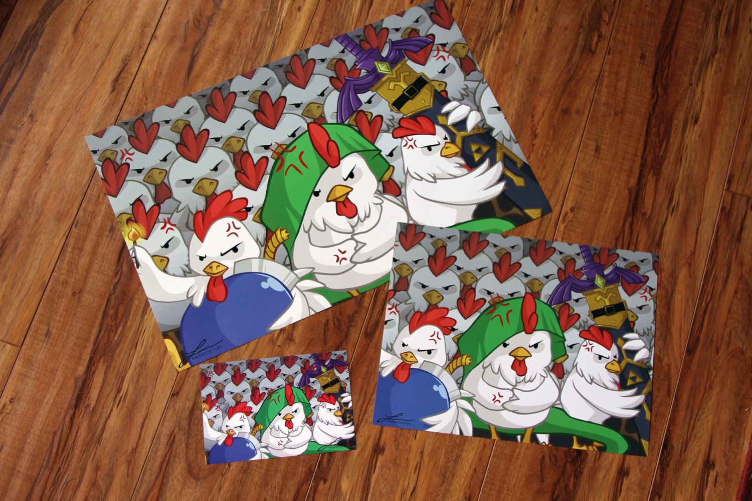 Cucco's Revenge - LoZ Print picture