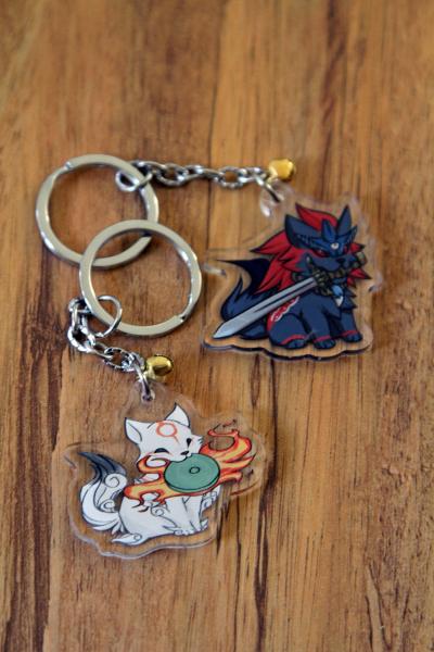 Chibi Amaterasu, Oki - Okami Phone Charm picture