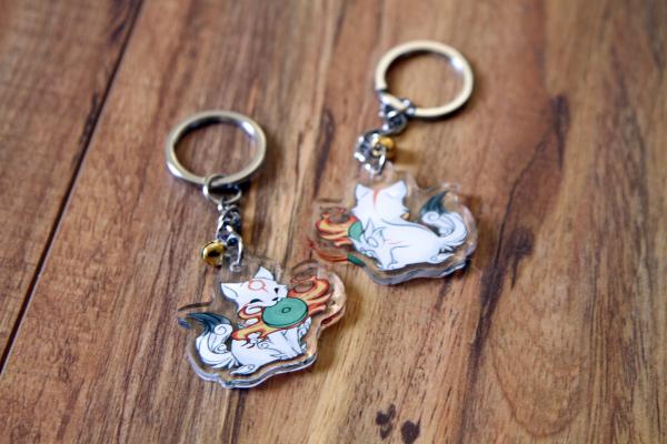 Chibi Amaterasu, Oki - Okami Phone Charm picture