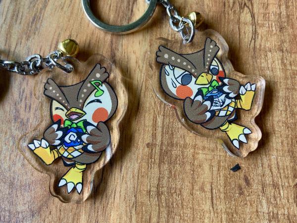 Blathers, Celeste, Flick, Daisy Mae - Animal Crossing Phone Charm picture
