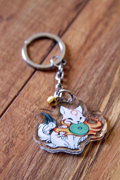 Chibi Amaterasu, Oki - Okami Phone Charm picture