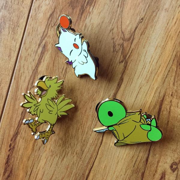 Moogle, Tonberry, Chocobo - Final Fantasy Enamel Pins picture