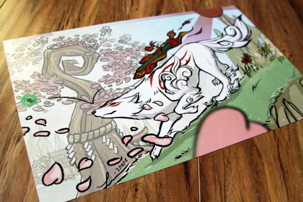 Amaterasu - Okami Print picture