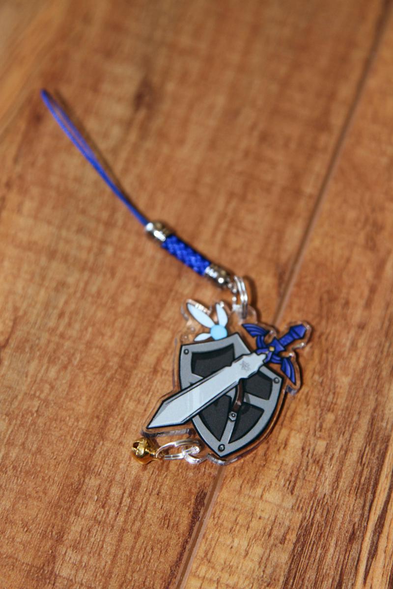 Shield and Sword - Legend of Zelda Charm picture