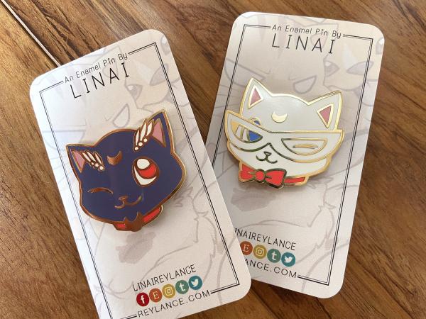 Luna and Artemis - Sailor Moon Enamel Pin picture