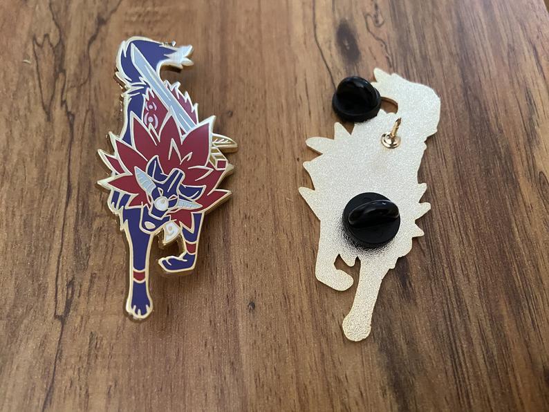 Amaterasu, Oki - Okami Enamel Pin picture