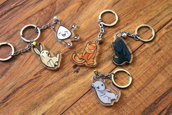 Kyo, Tohru, Yuki, Shigure, Momiji, Kagura - Fruits Basket Charm