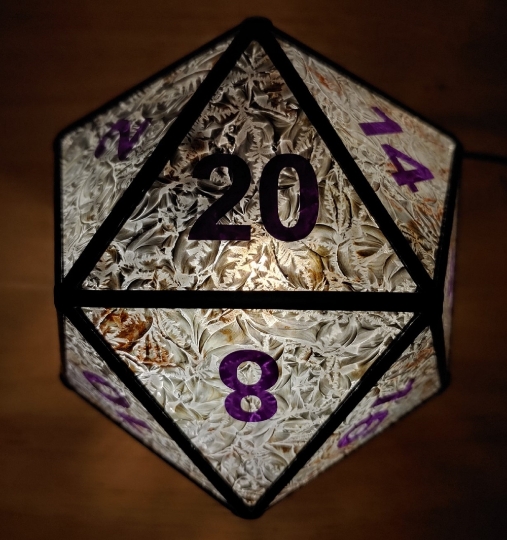 D-20 Stained Glass Night Light