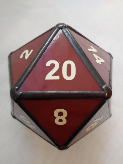 3D D-20 Stained Glass Suncatcher