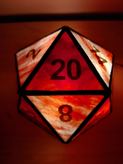 D-20 Stained Glass Night Light