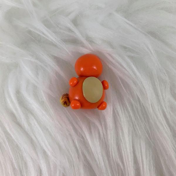 Pokemon Inspired Baby Charmander Starter Pokemon Polymer Clay Charm