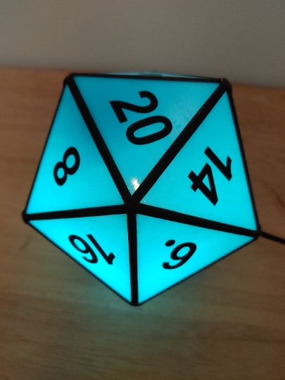 D-20 Stained Glass Night Light