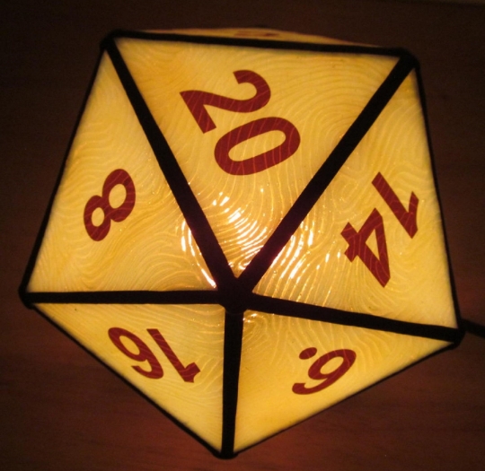 D-20 Stained Glass Night Light