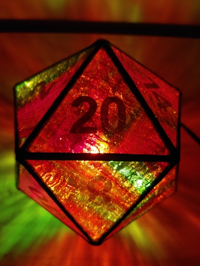 D-20 Stained Glass Night Light