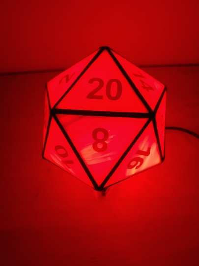 D-20 Stained Glass Night Light