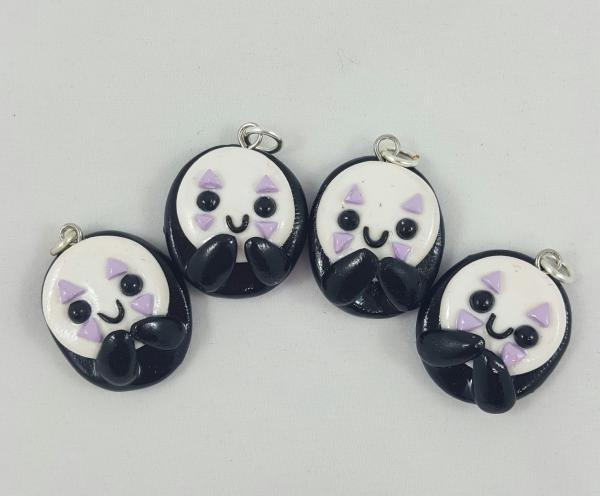 Spirited Away No Face Polymer Clay Charm