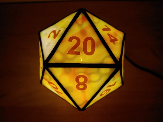 D-20 Stained Glass Night Light picture