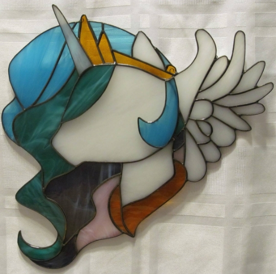 Pony Stained Glass Suncatcher picture