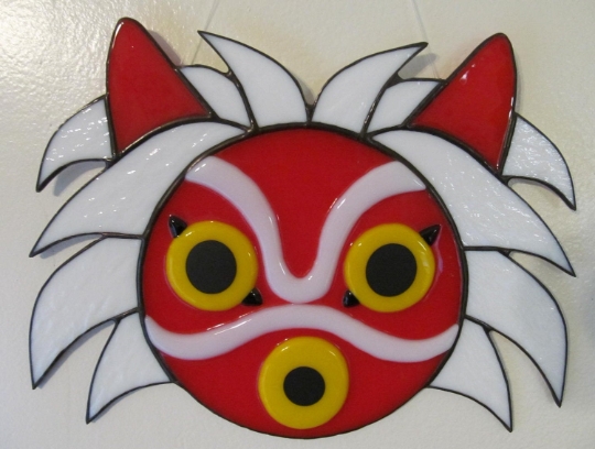 Fan Based Mask-Fused & Stained Glass