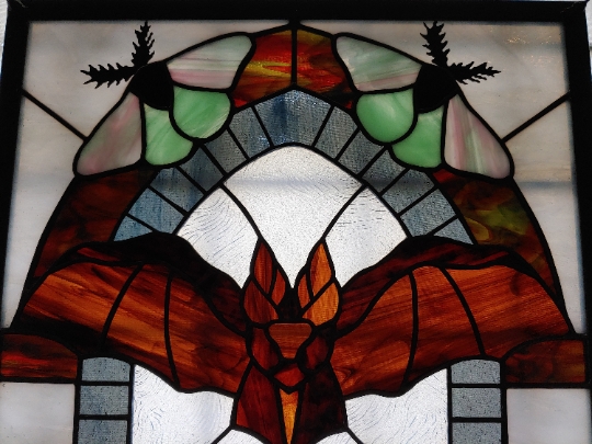 Gothic Nights Stained Glass Panel picture