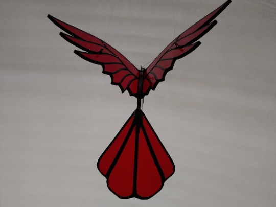 Stained Glass 3D Cardinal Suncatcher picture