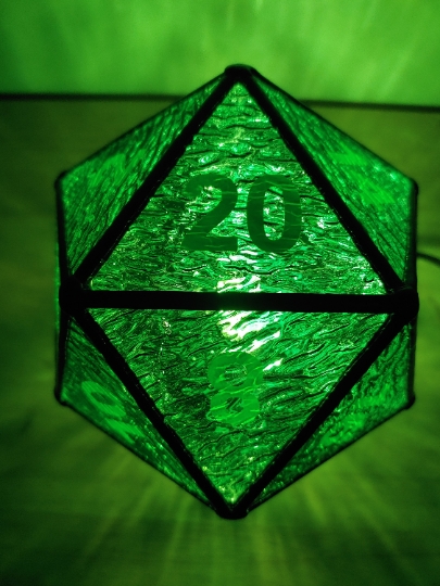 D-20 Stained Glass Night Light
