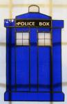 Small Tardis Stained Glass Suncatcher