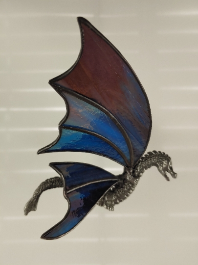Flying Dragon Stained Glass 3D Suncatcher picture