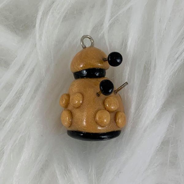 Polymer Clay Dalek Charm