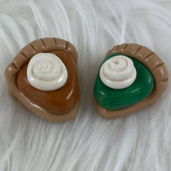 Holiday Pumpkin and Key Lime Pie Polymer Clay Charms