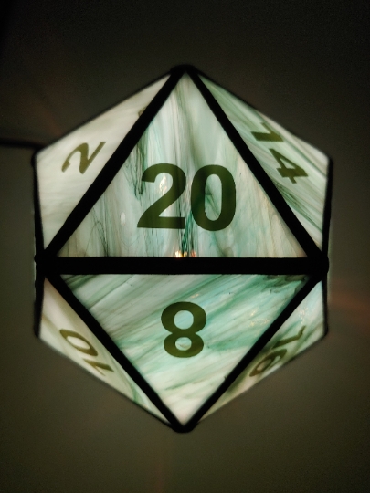 D-20 Stained Glass Night Light