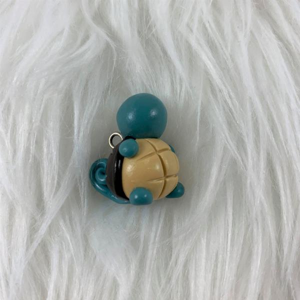 Pokemon Inspired Baby Squirtle Starter Pokemon Polymer Clay Charm
