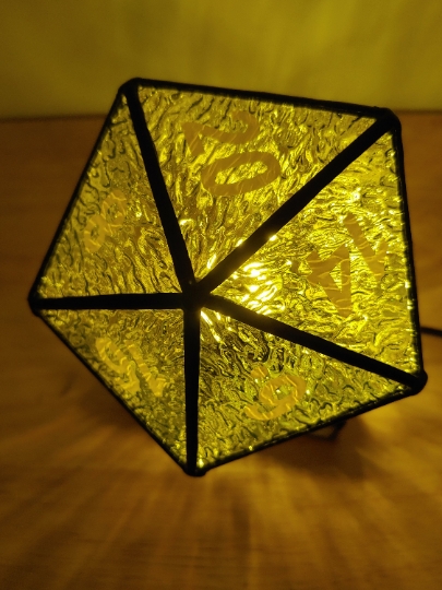 D-20 Stained Glass Night Light