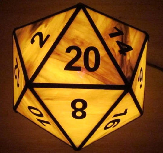 D-20 Stained Glass Night Light