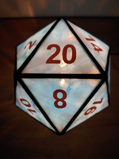 D-20 Stained Glass Night Light