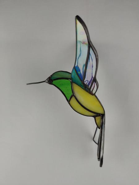 Stained Glass 3D Hummingbird Suncatcher