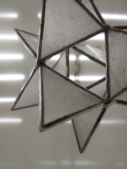 3D Star Stained Glass Suncatcher picture