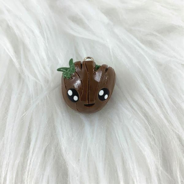 Baby Groot Polymer Clay Charm