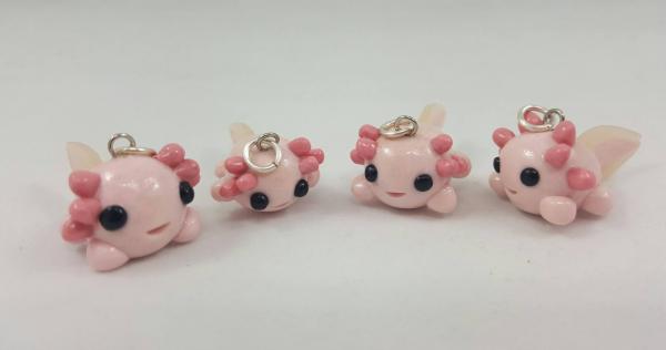 Axolotl Chibi Polymer Clay Charm