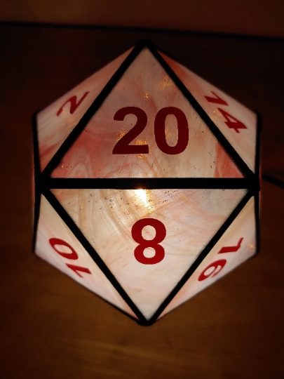 D-20 Stained Glass Night Light