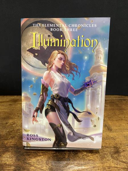 Signed Paperback Book - Illumination - The Elemental Chronicles Epic Fantasy Book 3 picture