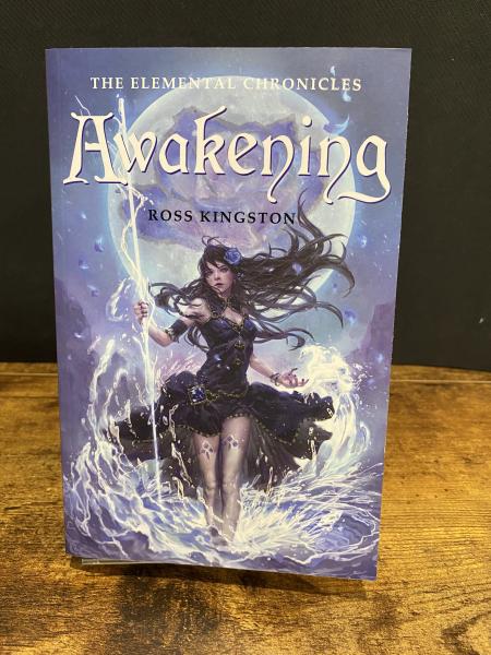 Signed Paperback Book - Awakening - The Elemental Chronicles Epic Fantasy Book 1 picture